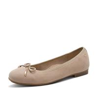 Tamaris Comfort Damen Ballerina, Donna, Beige Suede, 37 EU