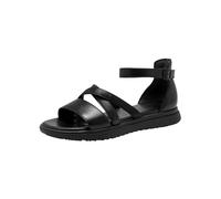 Tamaris Comfort Damen Flache Sandale, Bassi Donna, Nero, 41 EU
