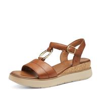 Tamaris Comfort Damen Keilsandale, Sandali con Zeppa Donna, Cognac, 41 EU