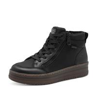 Tamaris Comfort Damen Lace Boot Flat Duo-Tex, Stivali alla Moda Donna, Pettine Nero, 38 EU