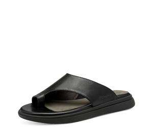 Tamaris Comfort Damen Pantolette Leder Wide Fit, Sandali Donna, Black Black Nappa, 37 EU