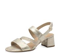 Tamaris Comfort Damen Sandale mit Absatz, Tacco Donna, Cloudy Gold, 41 EU