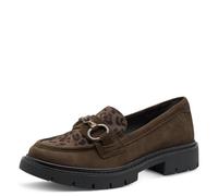 Tamaris Comfort Damen Slipper, Mocassino Donna, Mocca Comb, 38 EU