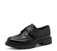 Tamaris Comfort Damen Slipper, Mocassino Donna, Nappa Nera, 42 EU