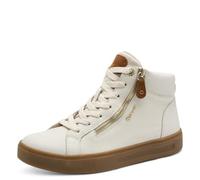 Tamaris Comfort Damen Sneaker High, Stivali alla Moda Donna, Bianco, 36 EU