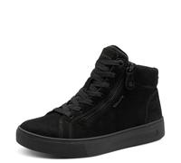 Tamaris Comfort Damen Sneaker High, Stivali alla Moda Donna, Nero Nabuk, 40 EU