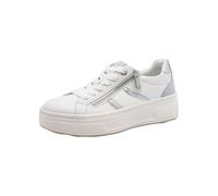 Tamaris Comfort Damen Sneaker Low 8-83716-44, Scarpe da Ginnastica Donna, Bianco/Blu, 36 EU