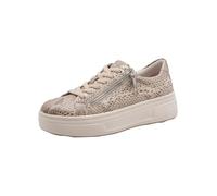 Tamaris Comfort Damen Sneaker Low 8-83726-44, Scarpe da Ginnastica Donna, Beige Snake, 38 EU