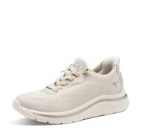 Tamaris Comfort Damen Sneaker Low Cool Insole+Veg, Scarpe da Ginnastica Donna, Beige, 38 EU