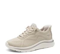 Tamaris Comfort Damen Sneaker Low Cool Insole+Veg, Scarpe da Ginnastica Donna, Beige, 41 EU