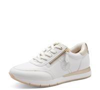 Tamaris Comfort Damen Sneaker Low Recycled Pet 8-83702-42, Scarpe da Ginnastica Donna, Oro Bianco, 41 EU