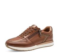 Tamaris Comfort Damen Sneaker Low, Scarpe da Ginnastica Donna, Cognac, 37 EU