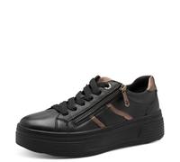 Tamaris Comfort Damen Sneaker Low, Scarpe da Ginnastica Donna, Nappa Nera, 41 EU