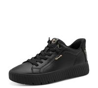 Tamaris Comfort Damen Sneaker Low, Scarpe da Ginnastica Donna, Nero, 36 EU