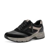 Tamaris Comfort Damen Sneaker Low, Scarpe da Ginnastica Donna, Pettine Nero, 37 EU
