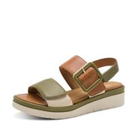 Tamaris Comfort Damen Wedge/Plat Sand Multiadjustable, Sandali con Zeppa Donna
