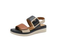 Tamaris Comfort Damen Wedge/Plat Sand Multiadjustable, Sandali con Zeppa Donna