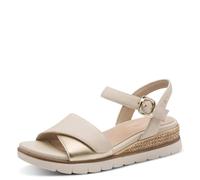 Tamaris Comfort Damen Wedge/Plat Sand Multiadjustable, Sandali con Zeppa Donna