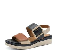 Tamaris Comfort Damen Wedge/Plat Sand Multiadjustable, Sandali con Zeppa Donna