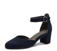 Tamaris Comfort décolleté da donna con cinturino in pelle Elegante, Blu (Navy), 37 EU