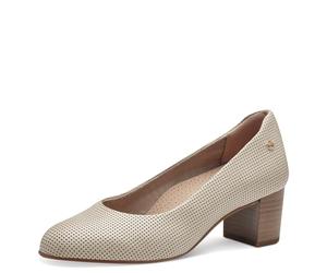 Tamaris Comfort décolleté da donna con tacco a blocco, Beige (Ivory), 38 EU
