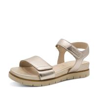 Tamaris Comfort Donna Wedge/Plat Sand MultiAdjustable Sandali con zeppa, LT Gold, 37 EU