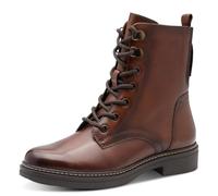 Tamaris Comfort Lace Boot Flat, Stivali a metà Polpaccio Donna, Cognac, 41 EU
