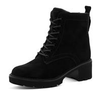 Tamaris Comfort Lace Boot Heel, Stivaletto Donna, Nero, 38 EU