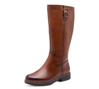 Tamaris Comfort Long Boot Flat, Stivali ad Altezza Ginocchio Donna, Cognac, 36 EU