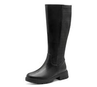 Tamaris Comfort Long Boot Flat, Stivali al Ginocchio Donna, Nero, 37 EU