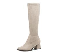 Tamaris Comfort Long Boot Heel, Stivali ad Altezza Ginocchio Donna, Grigio, 41 EU