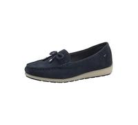 Tamaris Comfort Damen Bequem, Mocassino Donna, Navy Suede, 41 EU