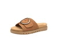 Tamaris Comfort Pantolette da donna in pelle eleganti, Marrone (Cognac Suede), 36 EU