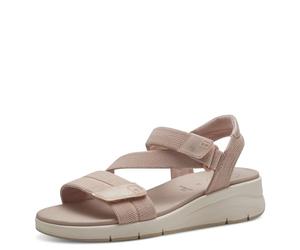 Tamaris Comfort sandali da donna bassi con chiusura a strappo vegani, Rosa (Rose), 39 EU