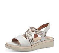 Tamaris Comfort Sandali da Donna Bassi in Pelle con Chiusura a Strappo