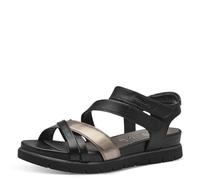 Tamaris Comfort Sandali da Donna Bassi in Pelle con Chiusura a Strappo
