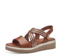 Tamaris 8-88707-42, Sandali con zeppa Donna, Nocciola, 40 EU
