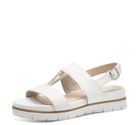 Tamaris Comfort Damen Keilsandale, Sandali con Zeppa Donna, Bianco, 41 EU