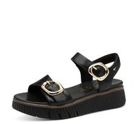 Tamaris Comfort Sandali da Donna Bassi in Pelle con Plateau