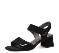 Tamaris Comfort sandali da donna in pelle con tacco a blocco, Nero (Black Suede), 37 EU