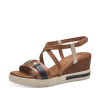 Tamaris Comfort sandali da donna in pelle con zeppa comodi