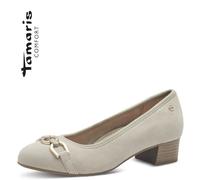 Tamaris Comfort Scarpe Ballerine Slipper Donna In Pelle Beige 82301