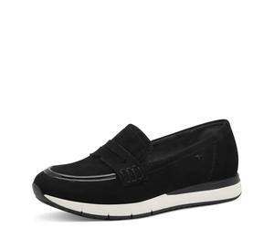 Tamaris Comfort slip-on da donna Elegante Comodo, Nero (Black Suede), 38 EU