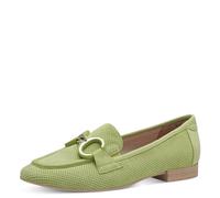 Tamaris Comfort slip-on da donna in pelle con tacco a blocco, Verde (Lt Green), 37 EU