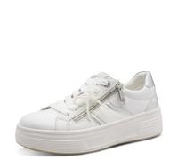 Tamaris Comfort - Sneaker Basse, da Donna, Colore: Bianco/Argento, 42 EU