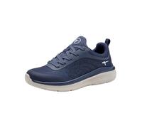 Tamaris Comfort Sneaker da donna basse Sportive Vegan, Blu (Navy Glitter), 42 EU