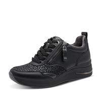 Tamaris Comfort 8-83714-43-Sneaker Low, Scarpe da Ginnastica Donna, Nappa Nera, 40 EU Larga