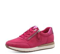 Tamaris Comfort sneaker da donna bassi con lacci e cerniera, Rosa (Fuxia), 37 EU