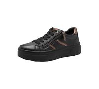 Tamaris Comfort sneaker da donna con plateau con cerniera a taglio basso, Nero (Black Nappa), 41 EU