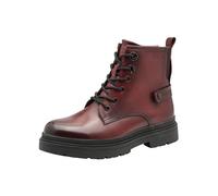 Tamaris Comfort Lace Boot Flat, Stivali a metà Polpaccio Donna, Bordeaux, 39 EU